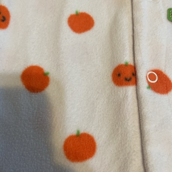 Carter’s Infant Size 9 Months Halloween Pumpkin Footie Sleeper - Picture 10 of 10